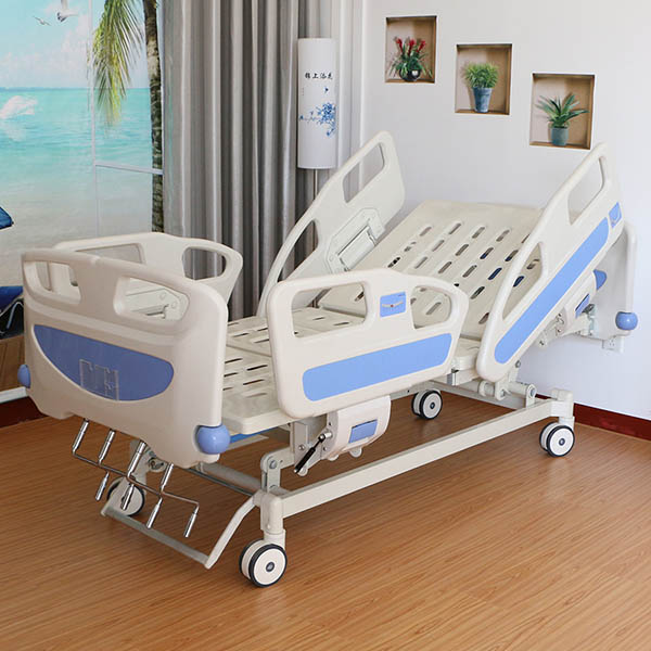 Manual five function hospital bed4