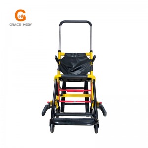 LTDJ001 Emergency Medical Stair Stretcher Steel Manual Disabled Climbing Wheelchair Stretcher