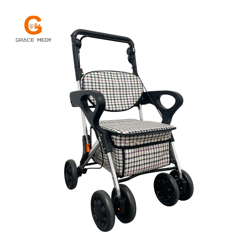 What is the function of an elderly shopping cart?