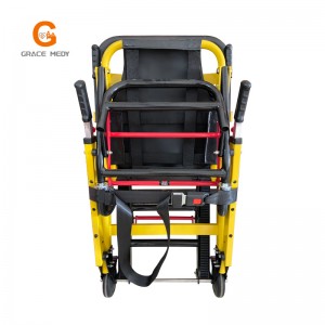 LTDJ001 Emergency Medical Stair Stretcher Steel Manual Disabled Climbing Wheelchair Stretcher
