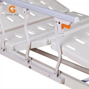 A06-1 Two crank hospital bed with Korean guardrail