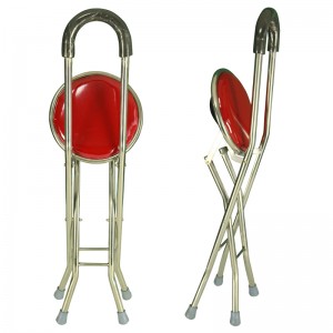 stainless steel cane stool