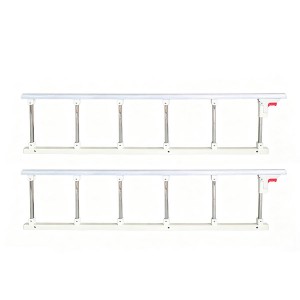 Folding Medical hospital bed guardrail