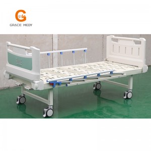 R04 2 function hospital bed green bed headboard