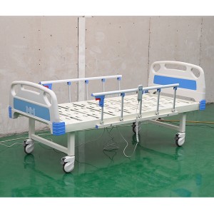 OEM/ODM China Hospital Accessories - Medical/Patient/Nursing/Fowler/ICU Bed Manufacturer ABS electric two function Hospital Bed with Mattress and I. V Pole – Webian
