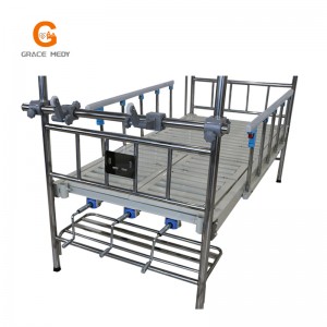 Multi function 3 crank traction hospital patient bed B07-1