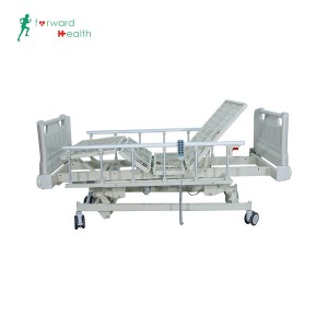 Medical Equipment Five Functions Folding ICU Medical Hospital Patient Nursing Bed