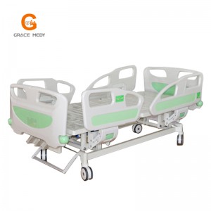 A02-3 three function manual hospital bed