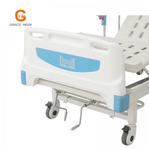 KT2001 2 crank manual hospital bed