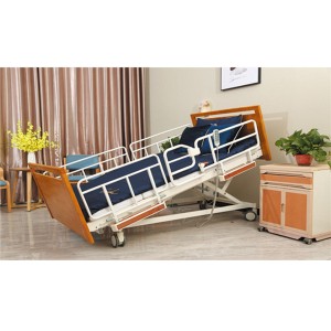 Electric five function nursing bed