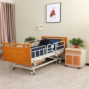 Electric five function nursing bed