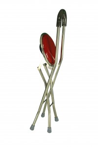 stainless steel cane stool