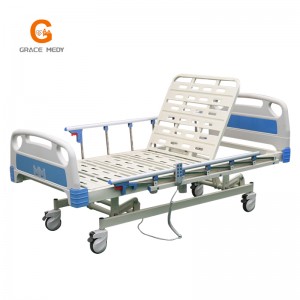 R03E 3-Function Electric Hospital Bed Nursing Care Equipment Medical Furniture Clinic ICU Patient Bed