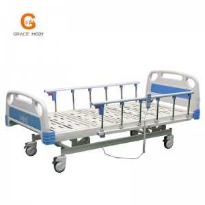 R03E 3-Function Electric Hospital Bed Nursing Care Equipment Medical Furniture Clinic ICU Patient Bed