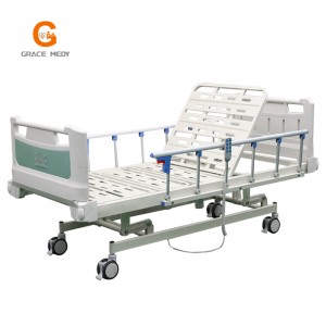 R03E 3-Function Electric Hospital Bed Nursing Care Equipment Medical Furniture Clinic ICU Patient Bed