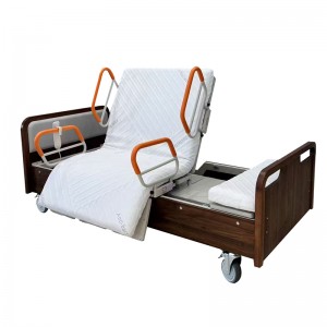 Rotating nursing bed