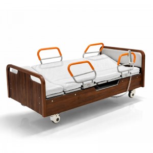 Rotating nursing bed
