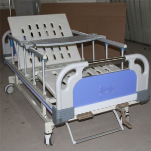 Newly Arrival Hospital Bed Side - Two function hospital bed with 5 bars guardrails A03 – Webian