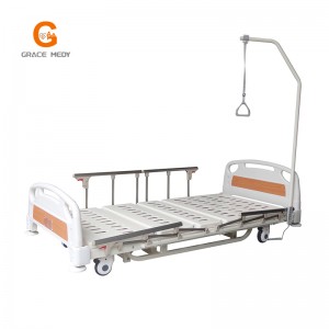A03-6 electric hospital bed with monkey bar