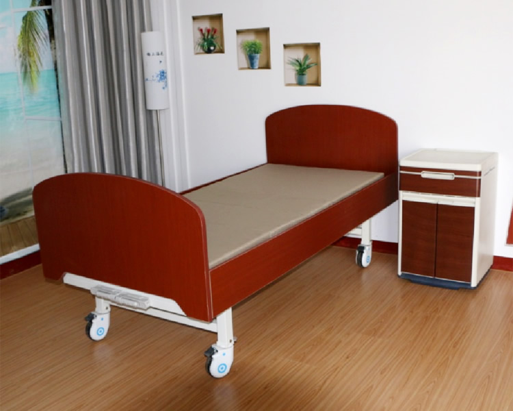 Leading Manufacturer for Adjustable Hospital Bed - Two crank wood medical nursing bed for elderly C15-1 – Webian detail pictures