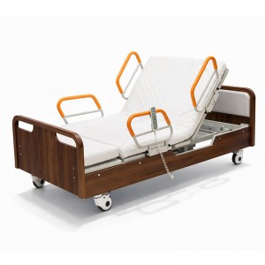 Rotating nursing bed