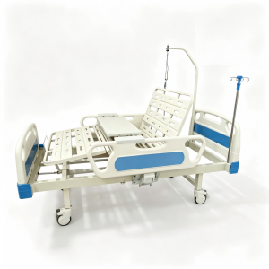 2 crank hospital bed with monkey bar