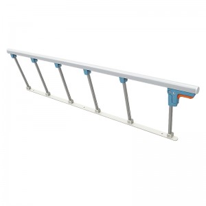 6-bar stainless steel medical bed guardrail