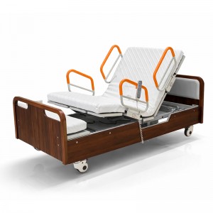Rotating nursing bed