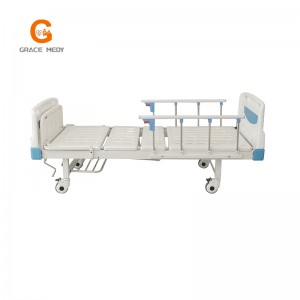 KT2001 2 crank manual hospital bed