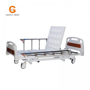 A03-6 electric hospital bed with monkey bar